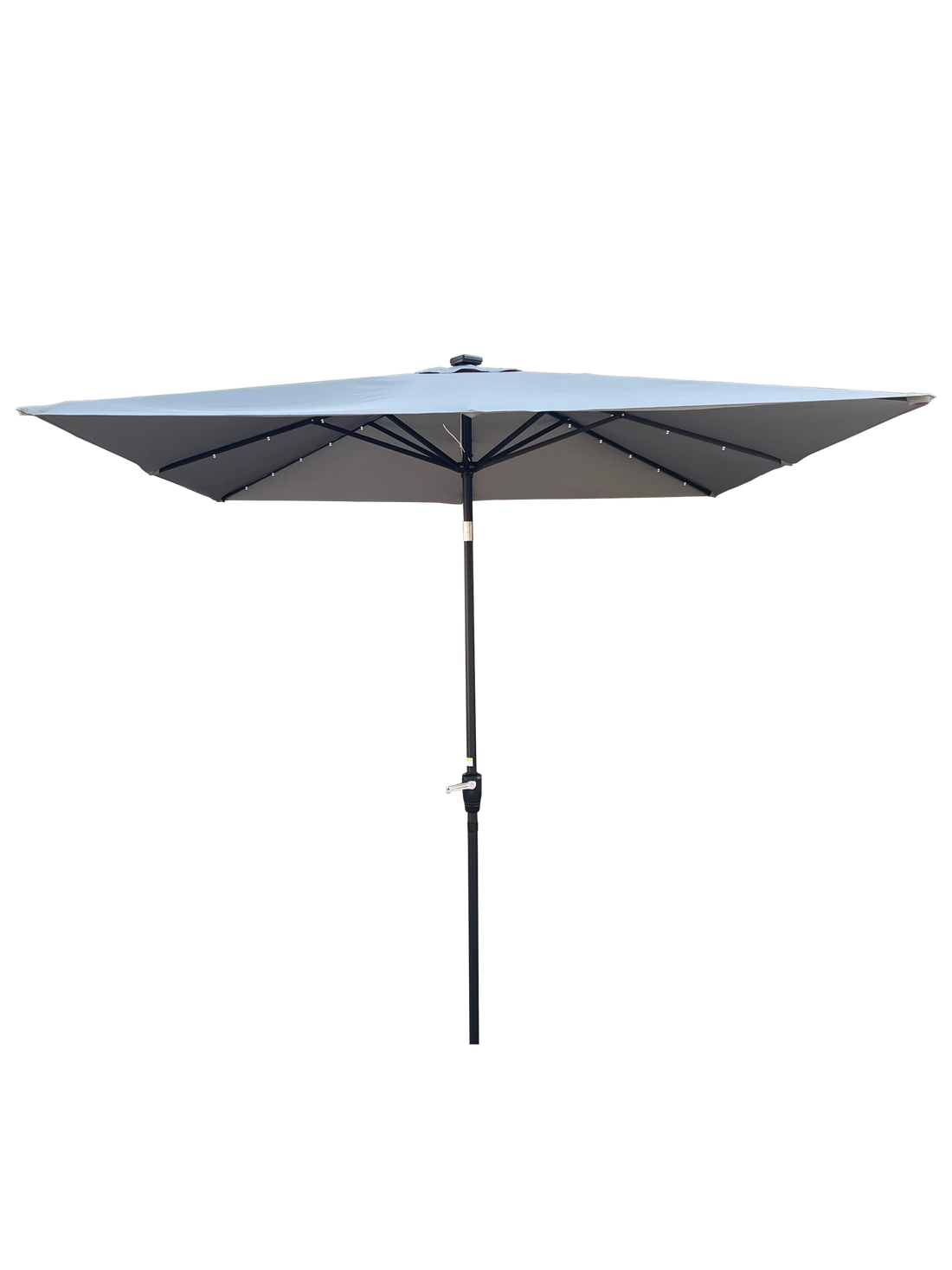 Outluma 8.2 ft Square Solar LED Patio Umbrella