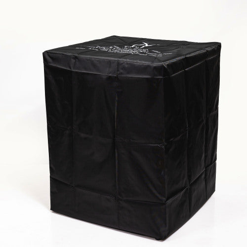 22-Inch Square Propane Fire Pit Table with Glass Wind Guard - image 6