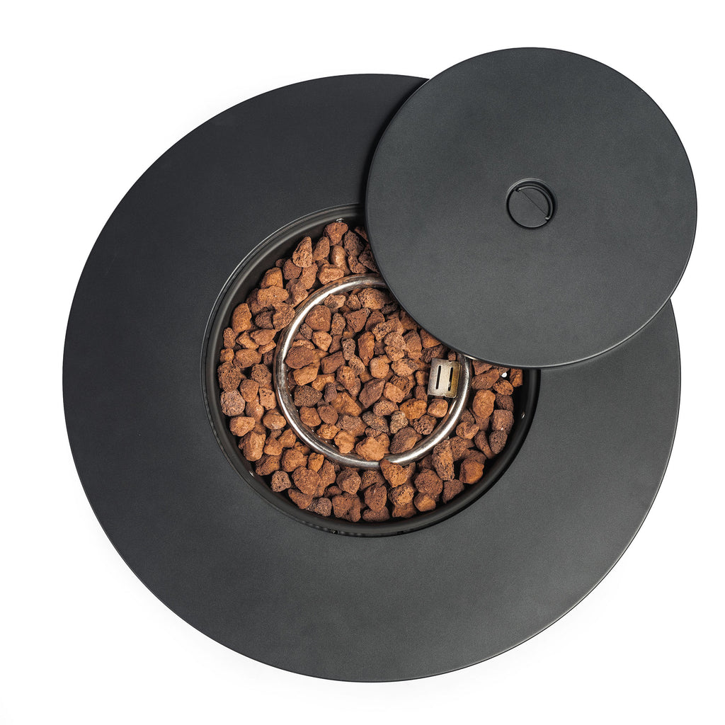 Fire pit table included accessories