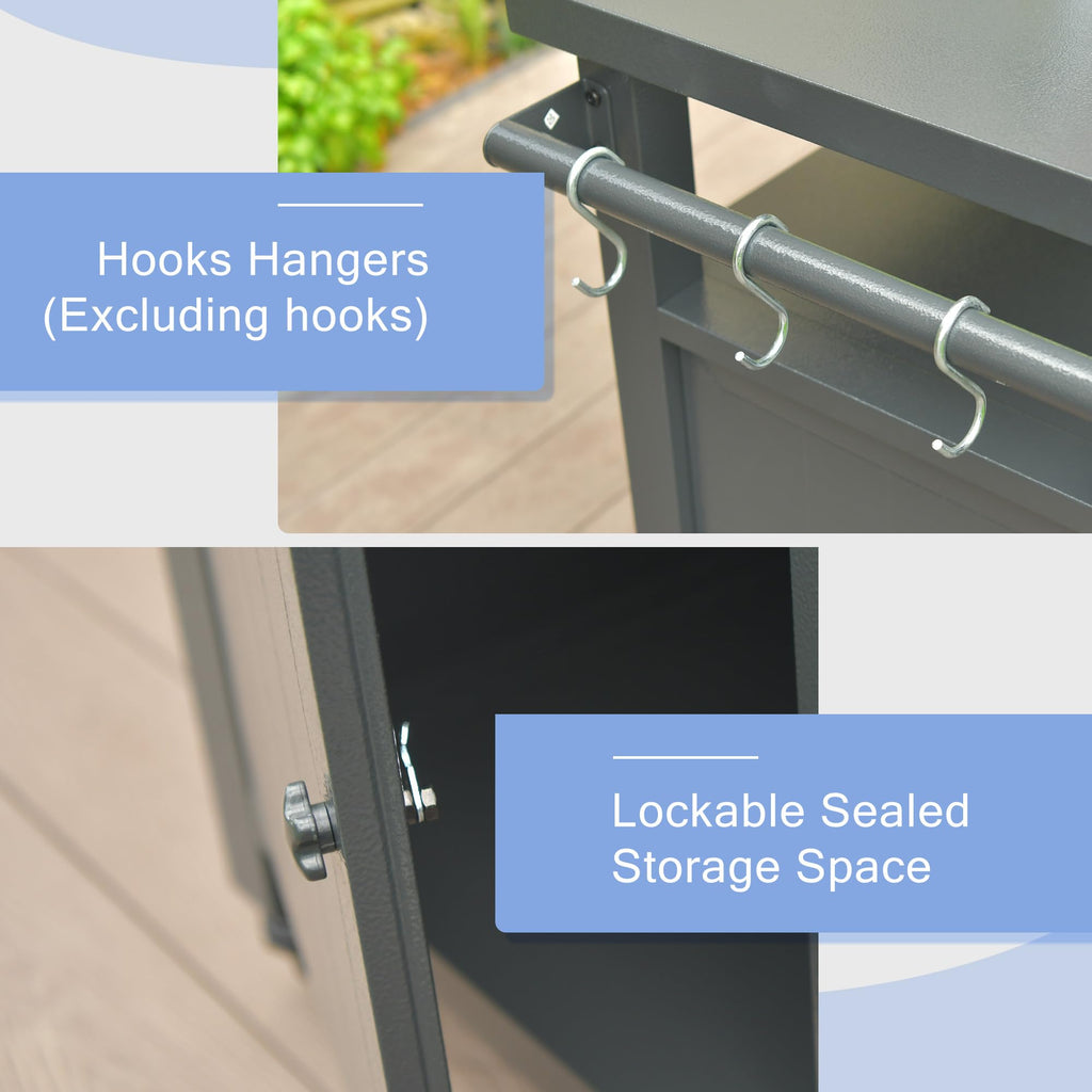 Grill cart casters
