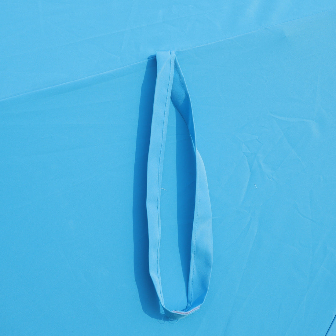 Outluma 15 x 9 ft Double-Sided LED Market Umbrella - Blue