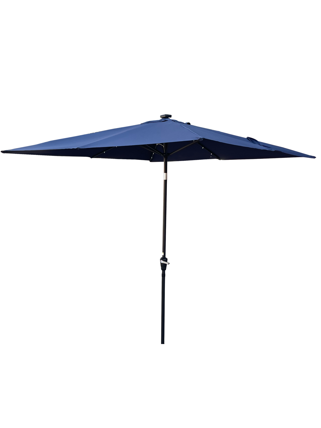 Outluma Square Solar LED Patio Umbrella with Cross Base