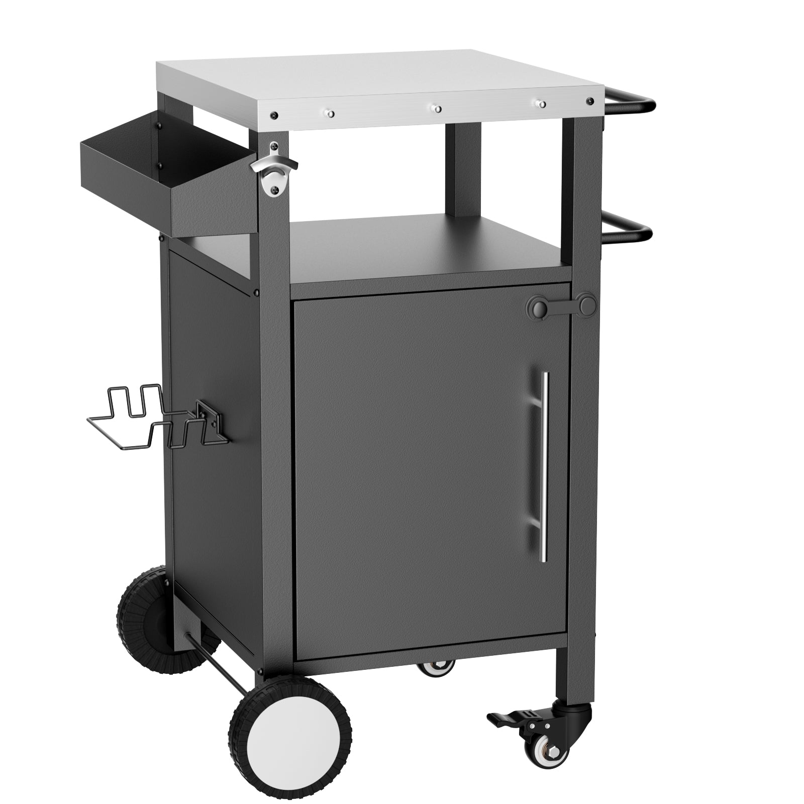 BBQ cart cabinet for propane tank