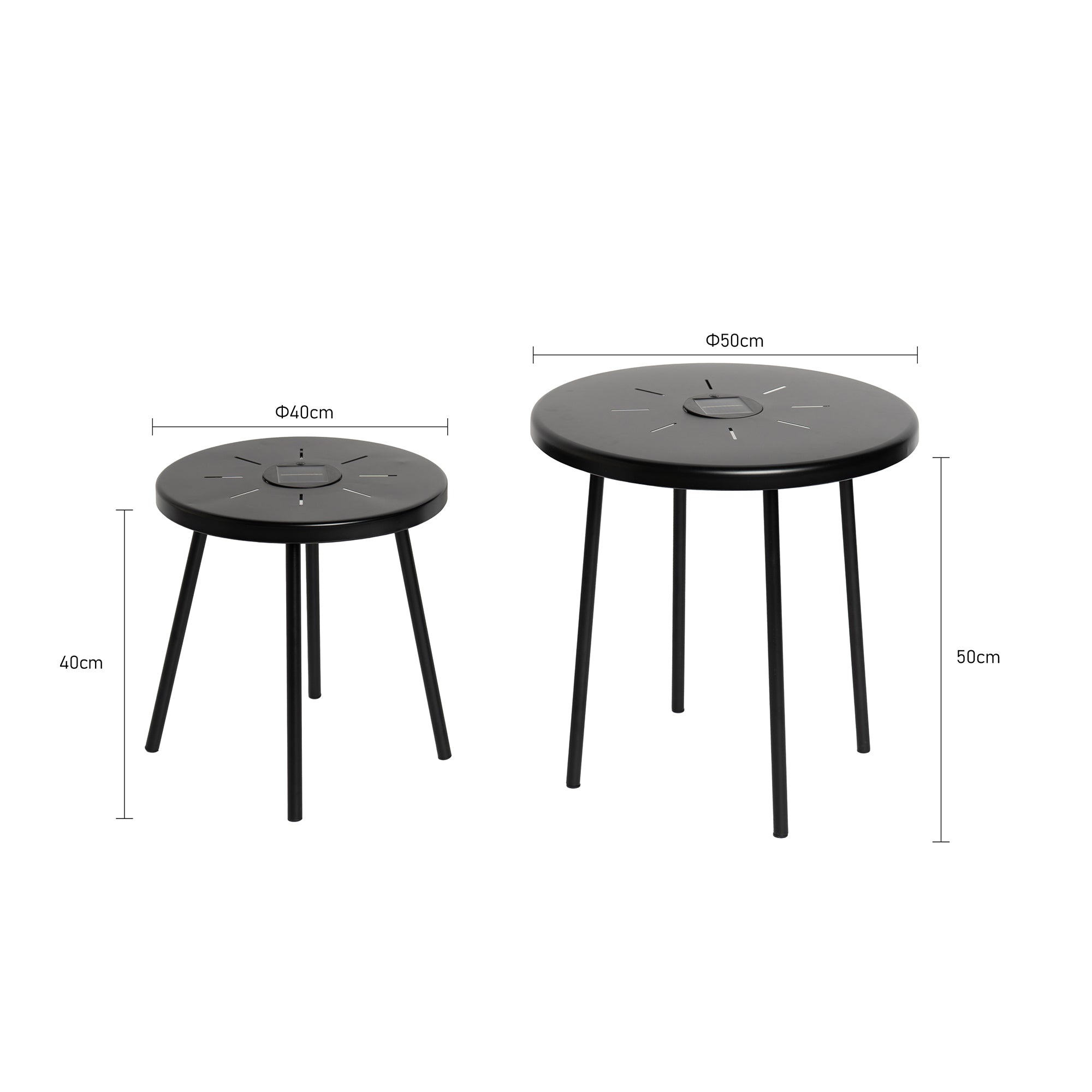 Nesting tables two sizes