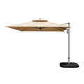 10x10 Square Cantilever Umbrella - Beige