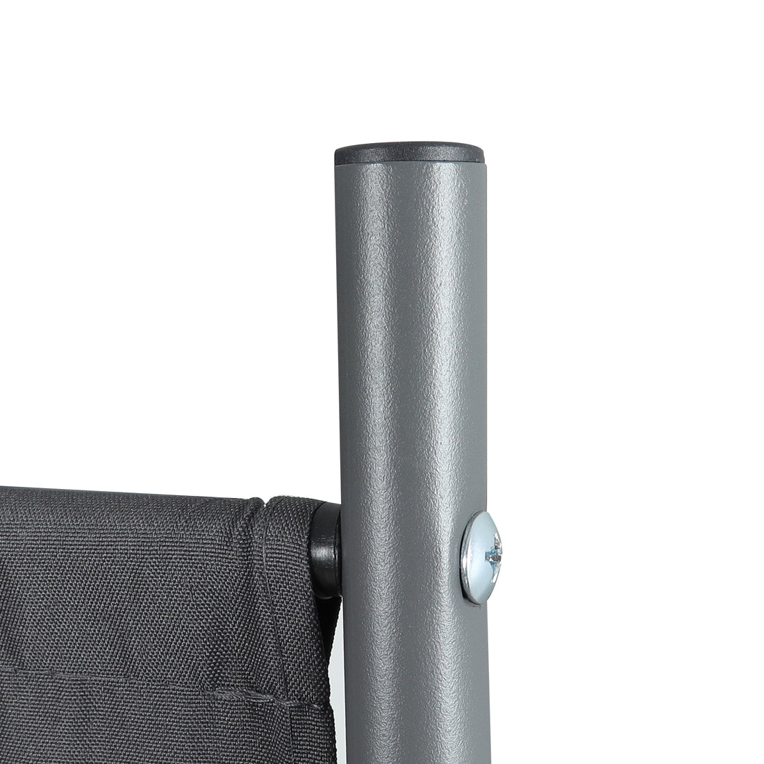 Outluma 8-Panel Folding Privacy Room Divider - Black Gray