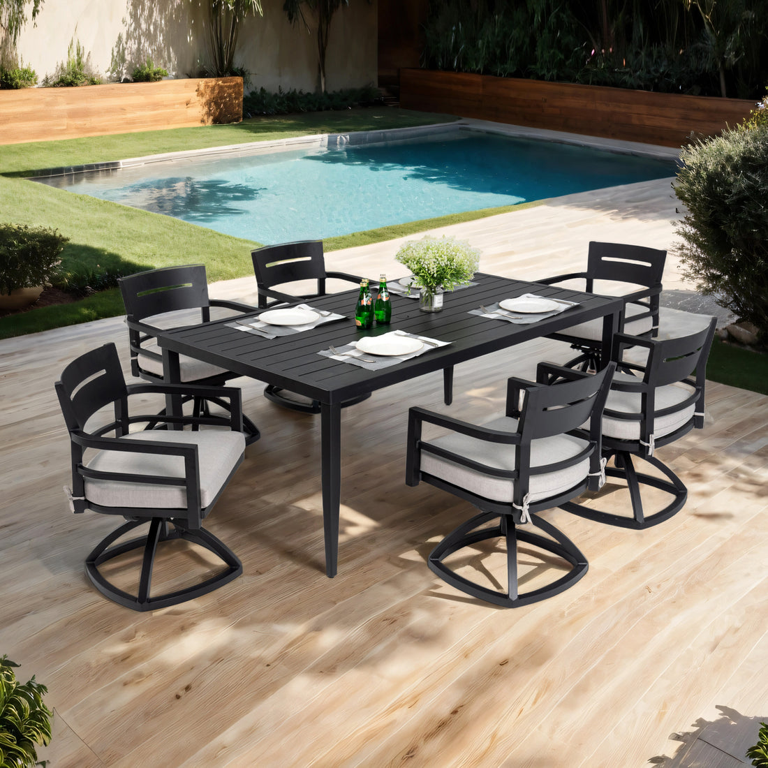 Outluma 7-Piece Sunbrella Patio Dining Set