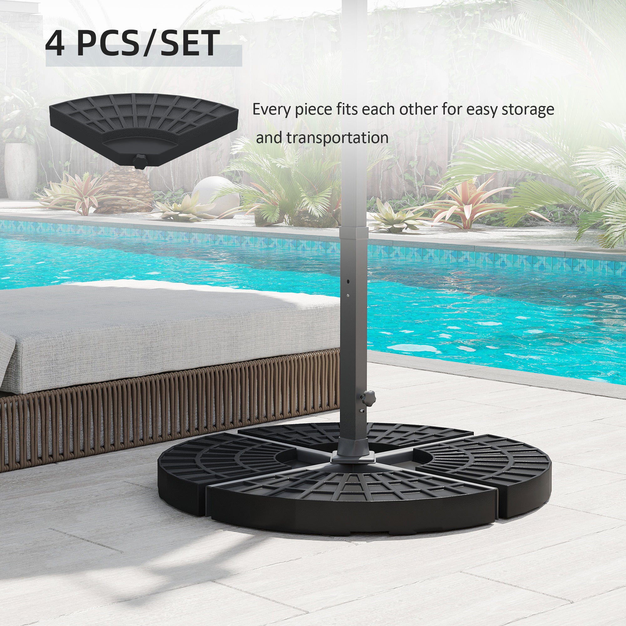 Cantilever Umbrella Base detail