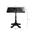 Sintered Stone Outdoor Bistro Table with Cast-Iron Base