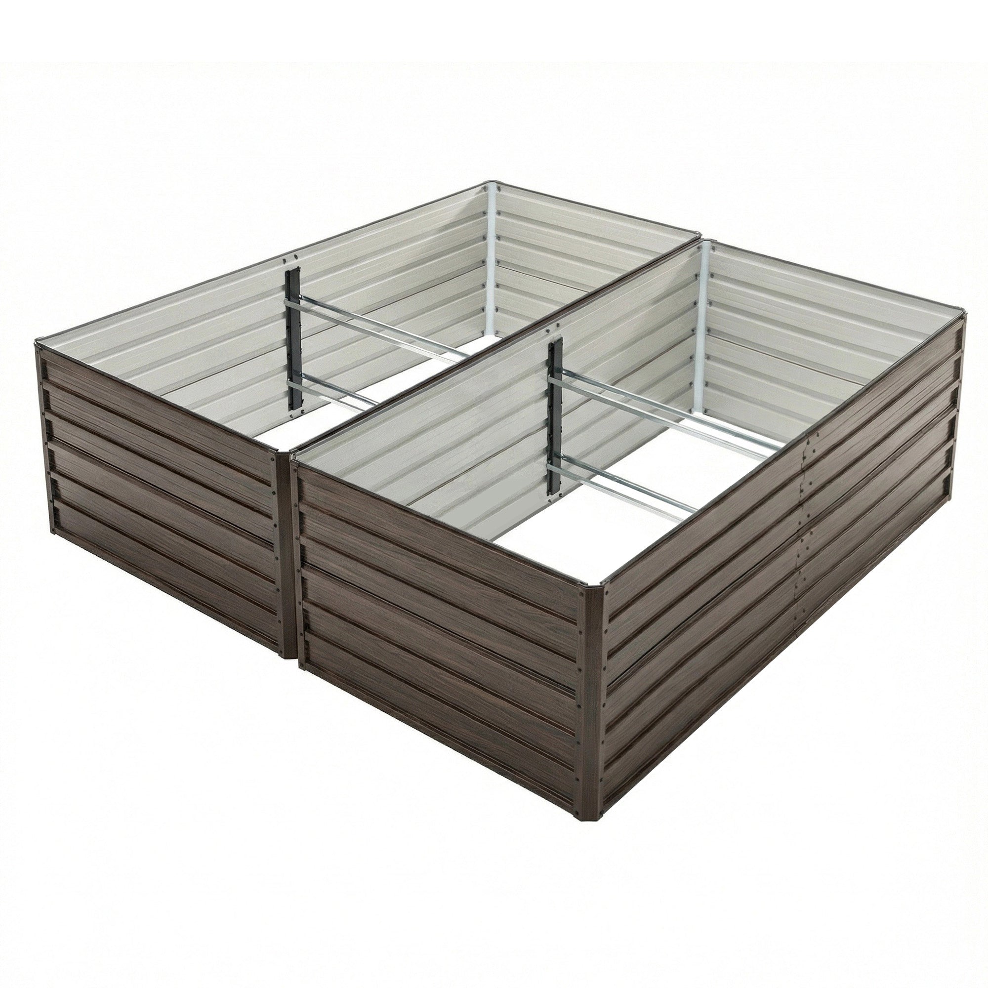 Woodgrain Raised Garden Bed detail