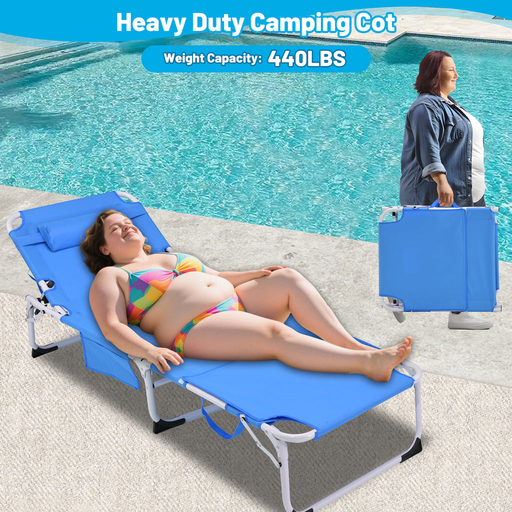 Lounge chair face and arm openings