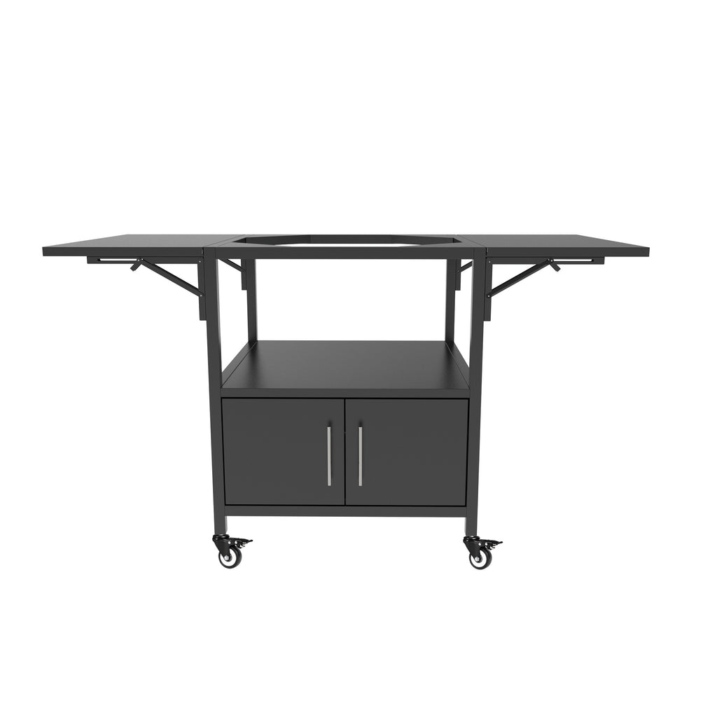 Grill cart folded view