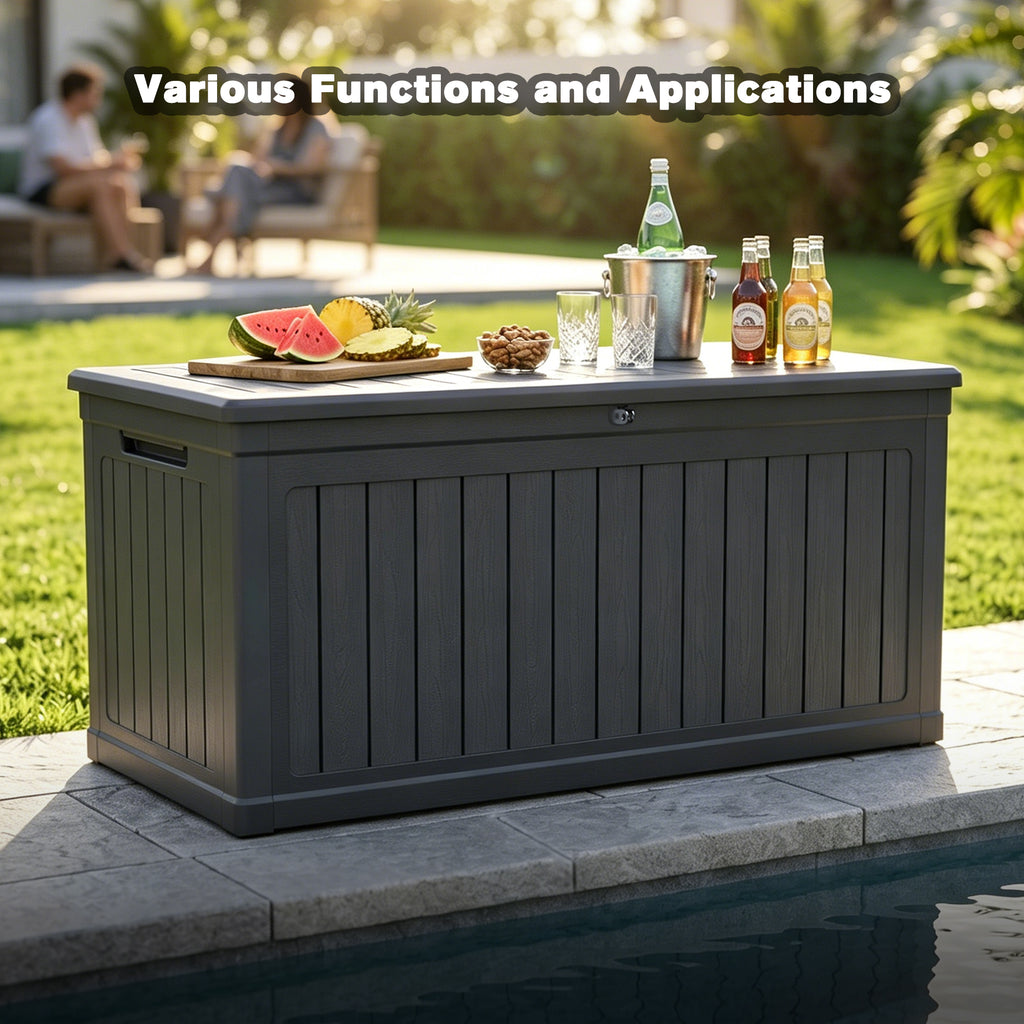260 Gallon XXL Deck Box detail