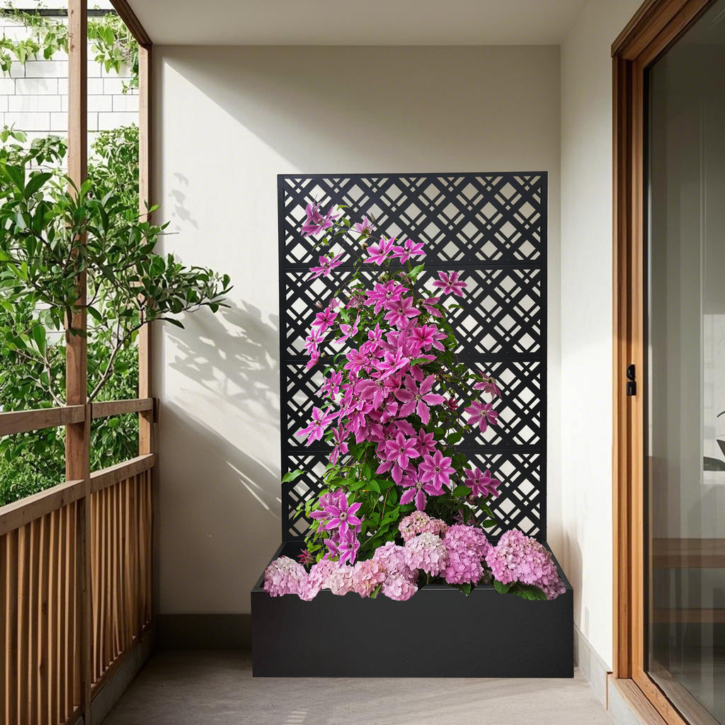 Tall Trellis Planter Box detail