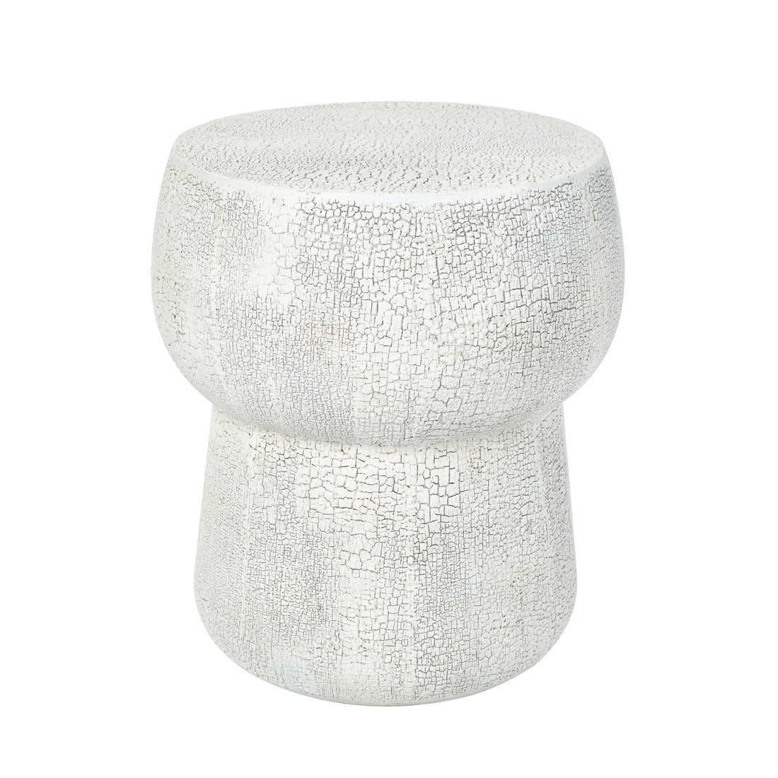 Outluma Concrete Double-Barrel Outdoor Side Table
