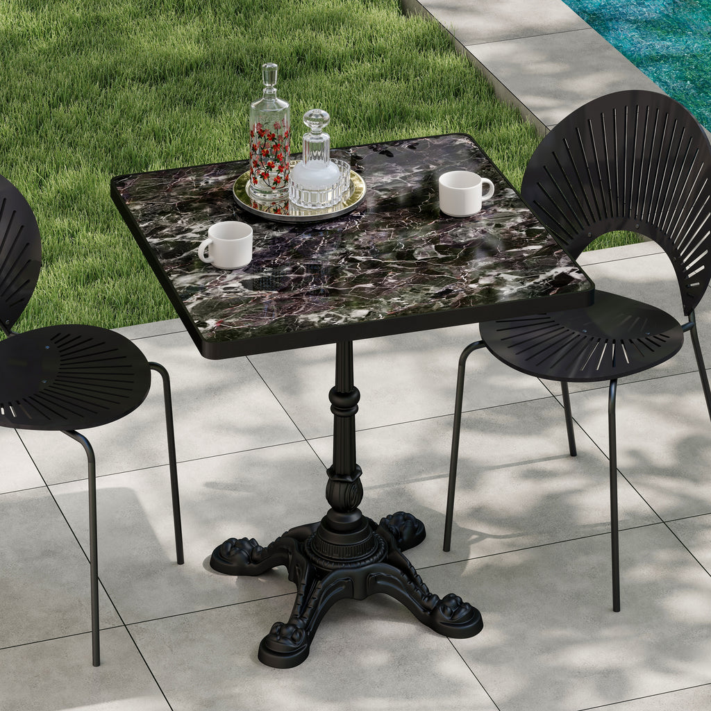 Sintered Stone Bistro Table detail