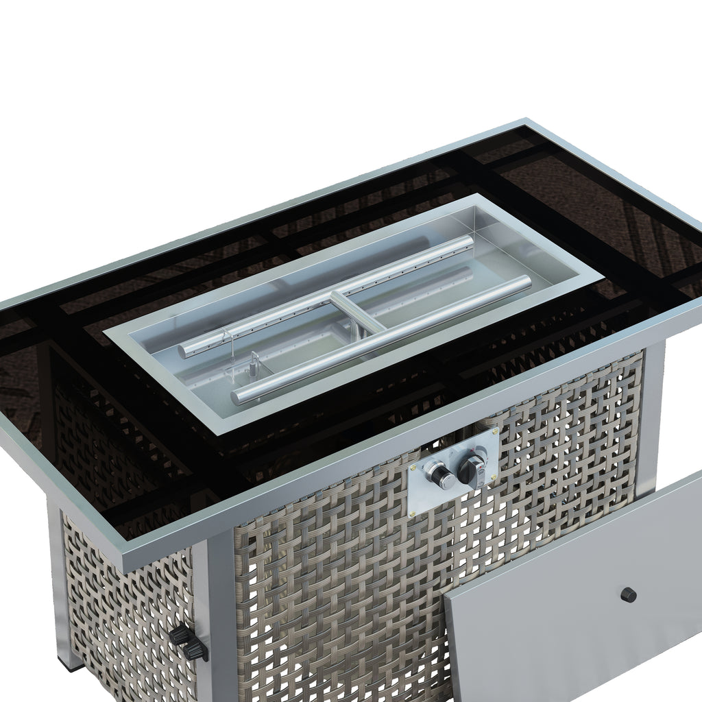 Hidden propane storage compartment