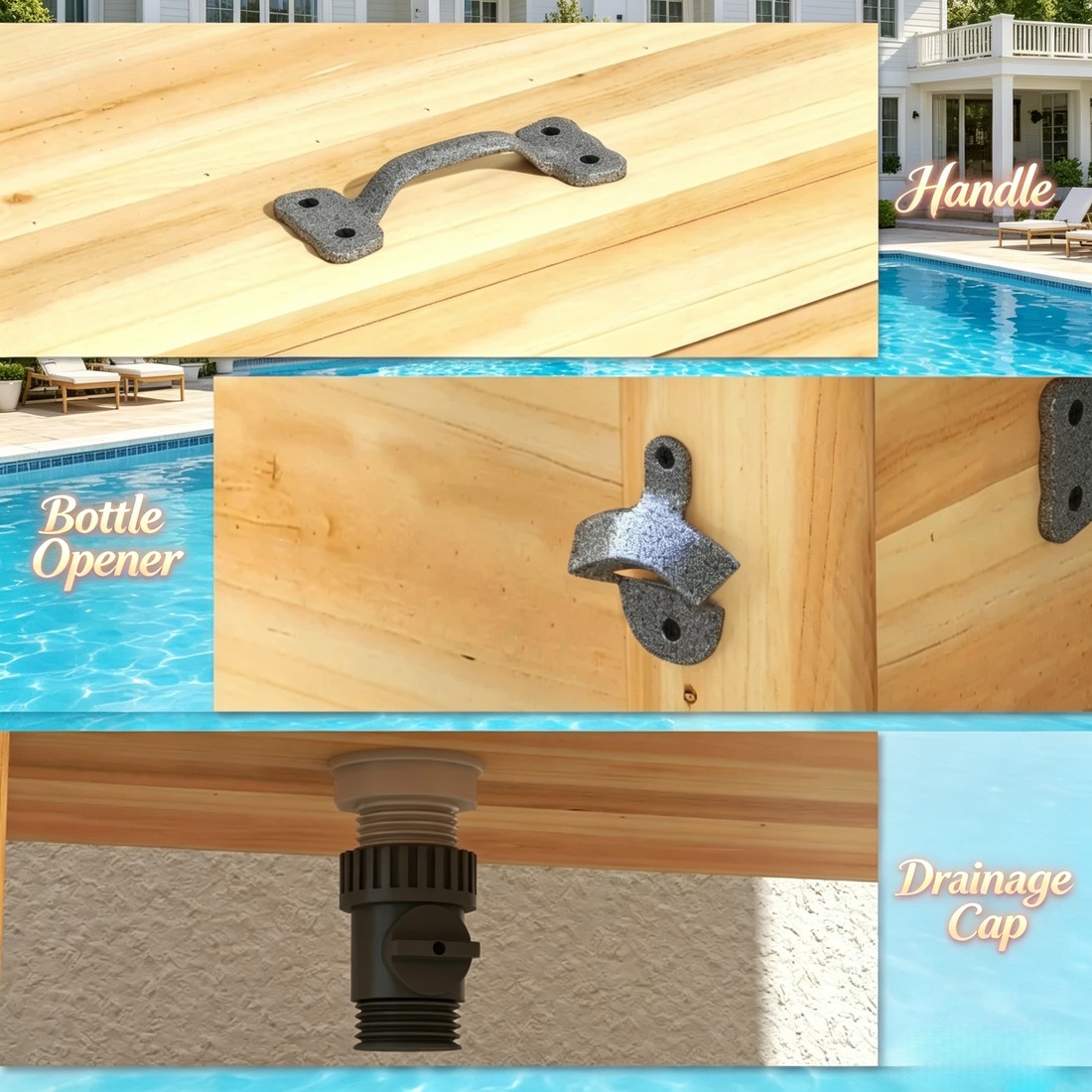 Outluma Portable Outdoor Cooler Box - Patio Chill Station