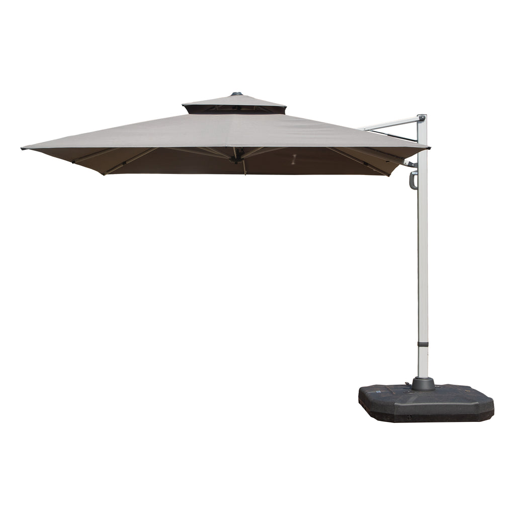 Square Cantilever Umbrella - Gray detail