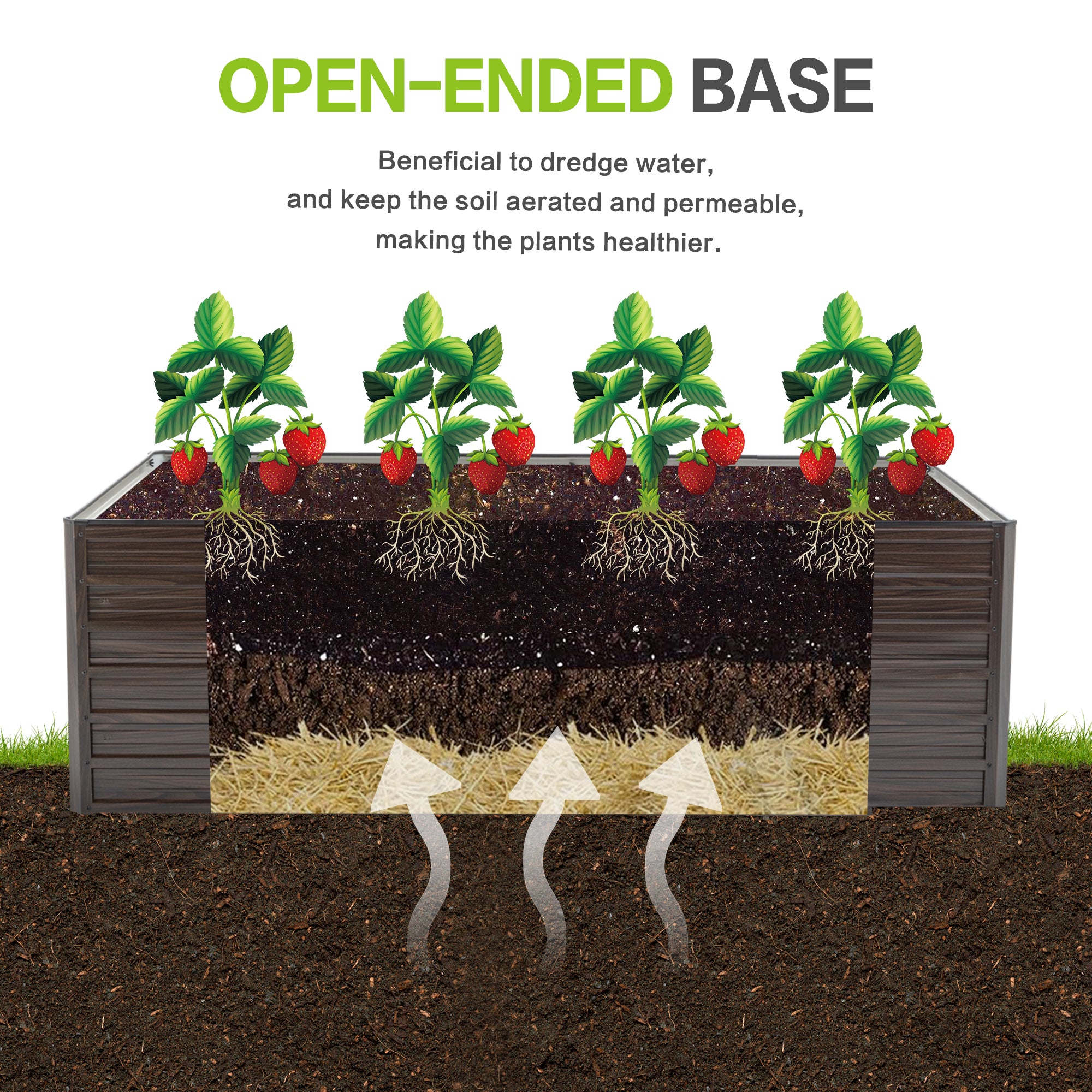 2-Pack Raised Garden Bed Kit detail