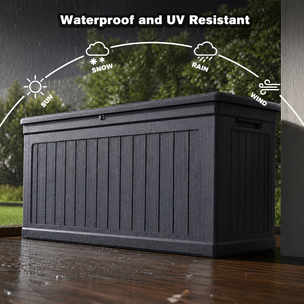 260 Gallon XXL Deck Box detail