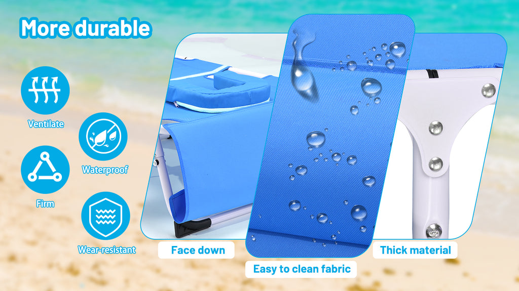 Tanning chair adjustable positions