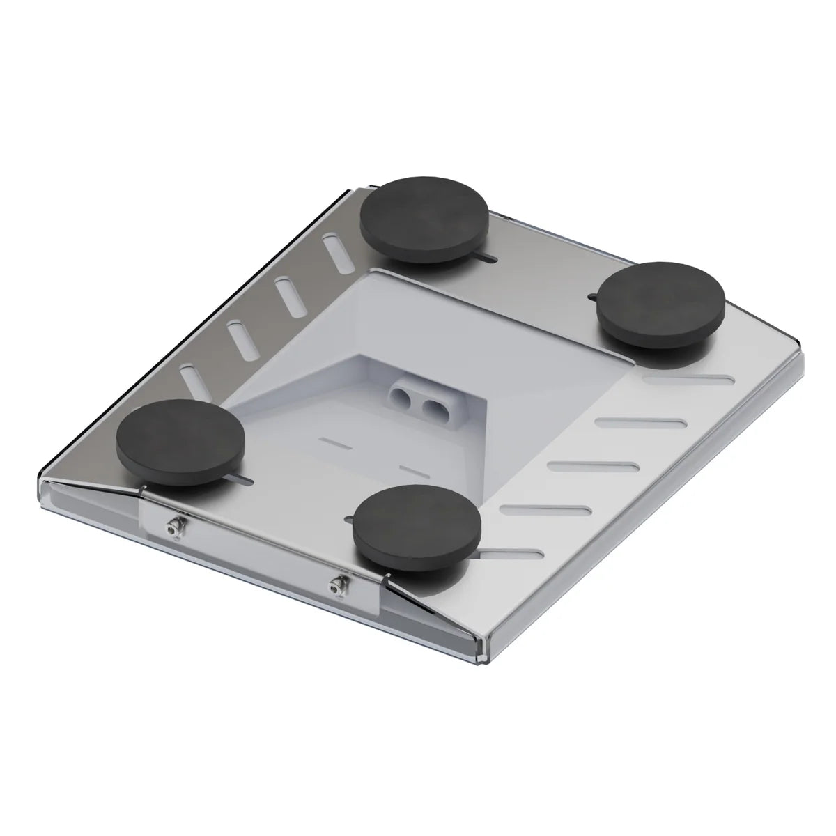 Close view of the magnetic mounting contact points